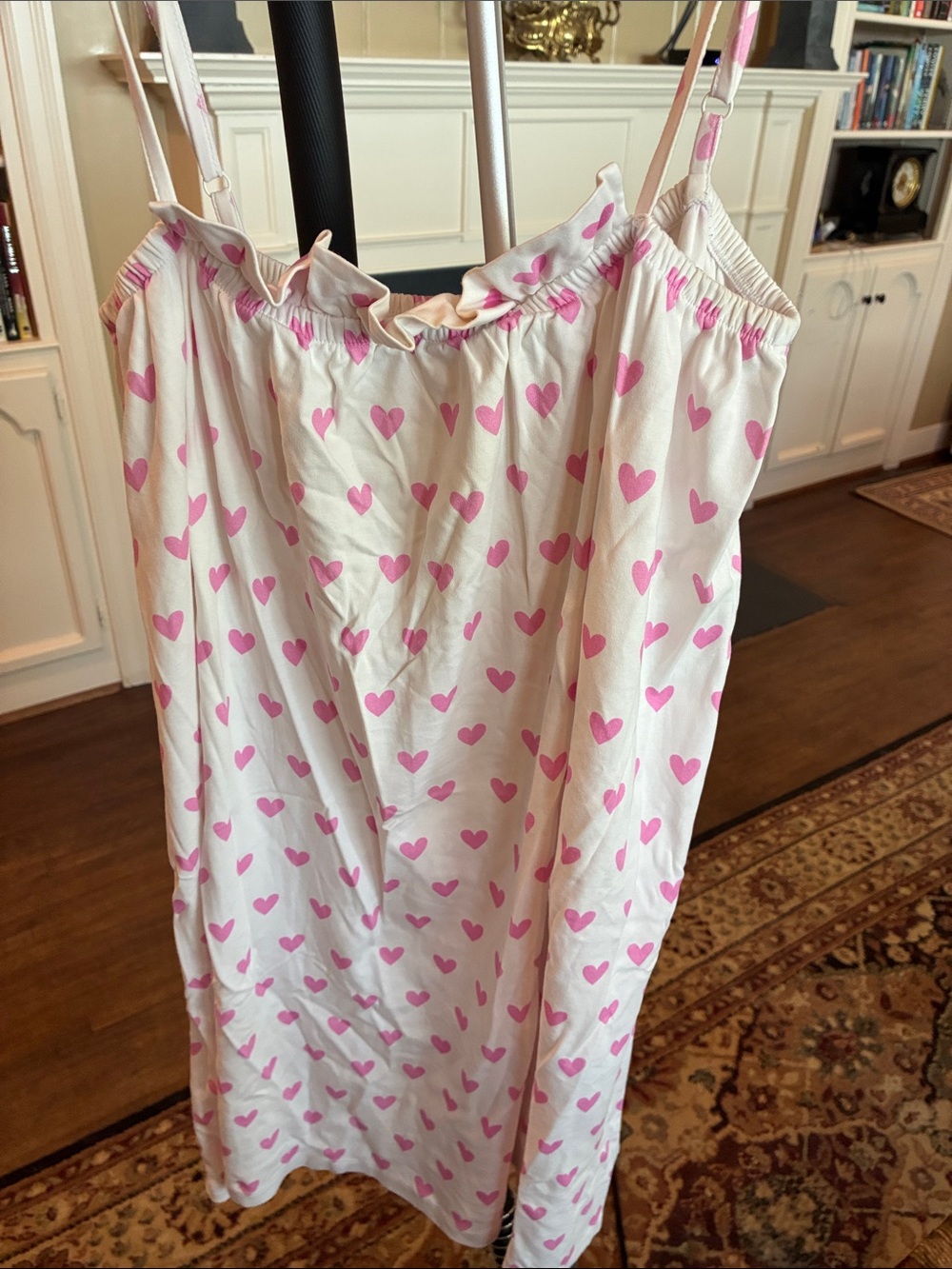 Lake nightgown with Pink Heart Print